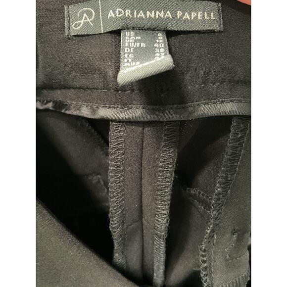 Adrianna Papell Cropped Black Pants, Size 8 - Picture 3 of 4